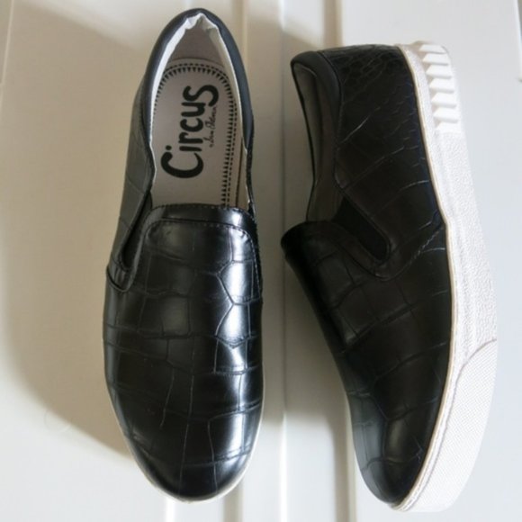 CIRCUS by Sam Edelman Black Slip On Flat Shoe - Size 8.5 M - Picture 3 of 6